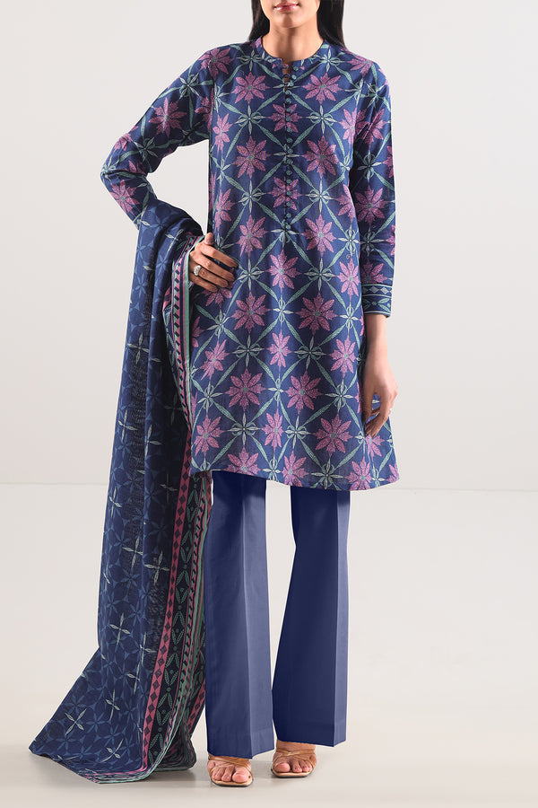 Unstitched Printed 3 Piece – in Lawn & Khaddar