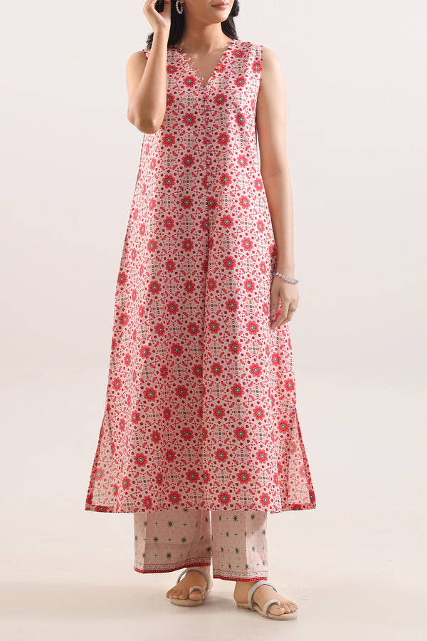 Unstitched Printed Royal Linen 2 Piece (Shirt/Trouser)