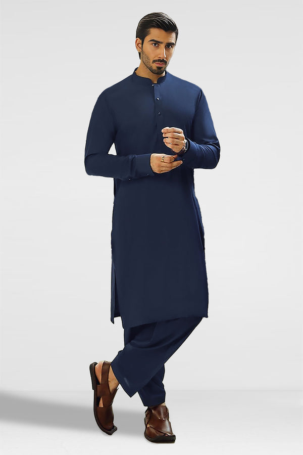 Unstitched Cotton Kurta Shalwar