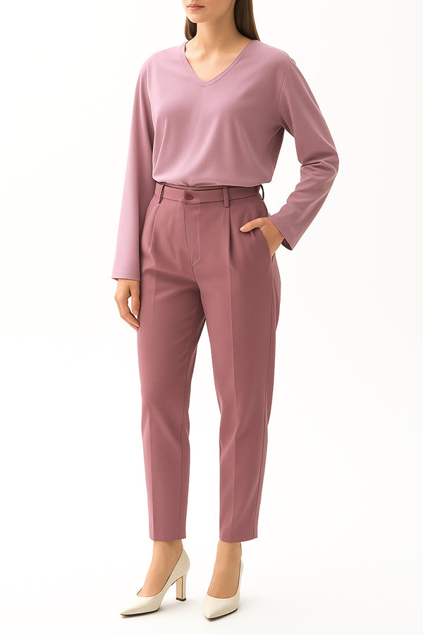 Peg High-Waist-Pants