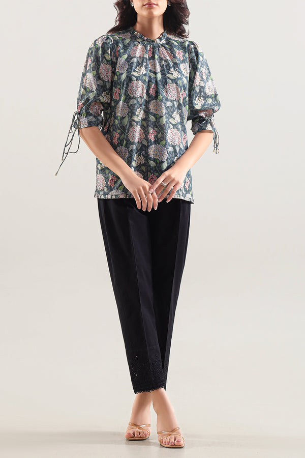 Printed Arabic Lawn Stitched Shirt