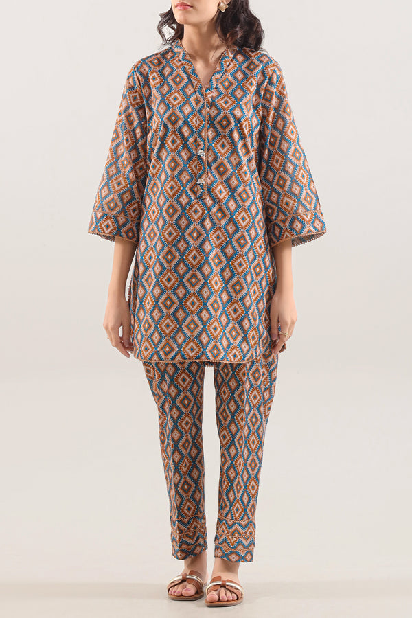 Printed Lawn Stitched Shirt