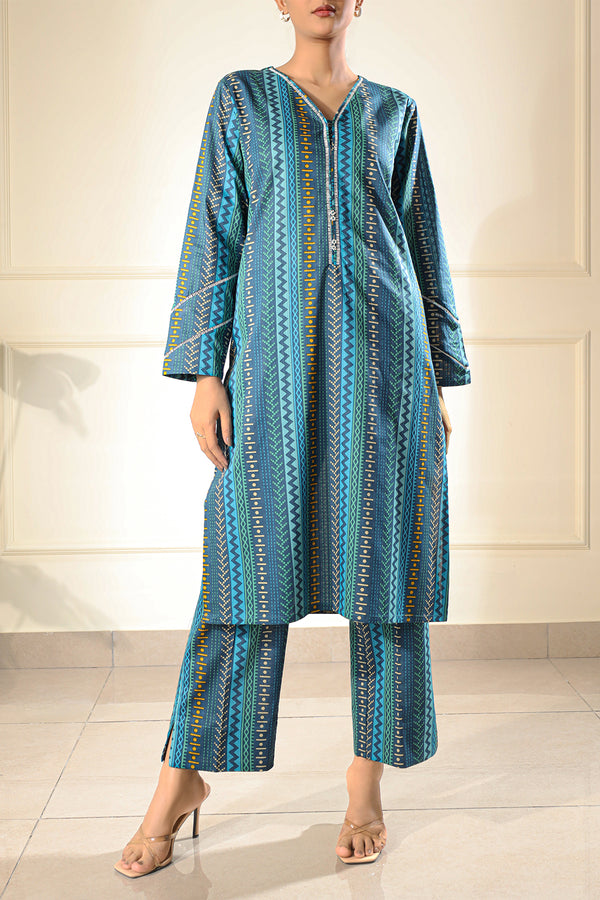 SAYA's Printed Lawn Stitched For Mom And Daughter