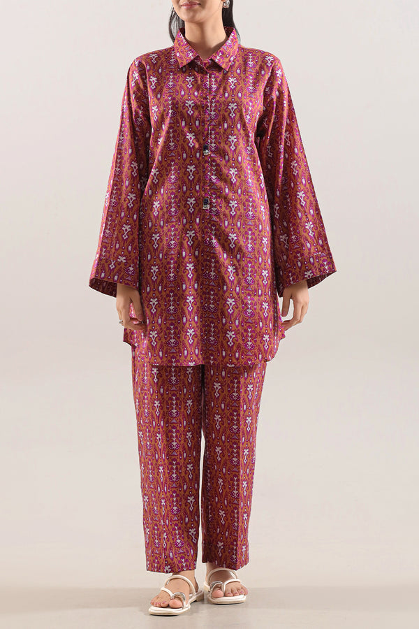 Printed Lawn Stitched 2 Piece (Shirt/Trouser)