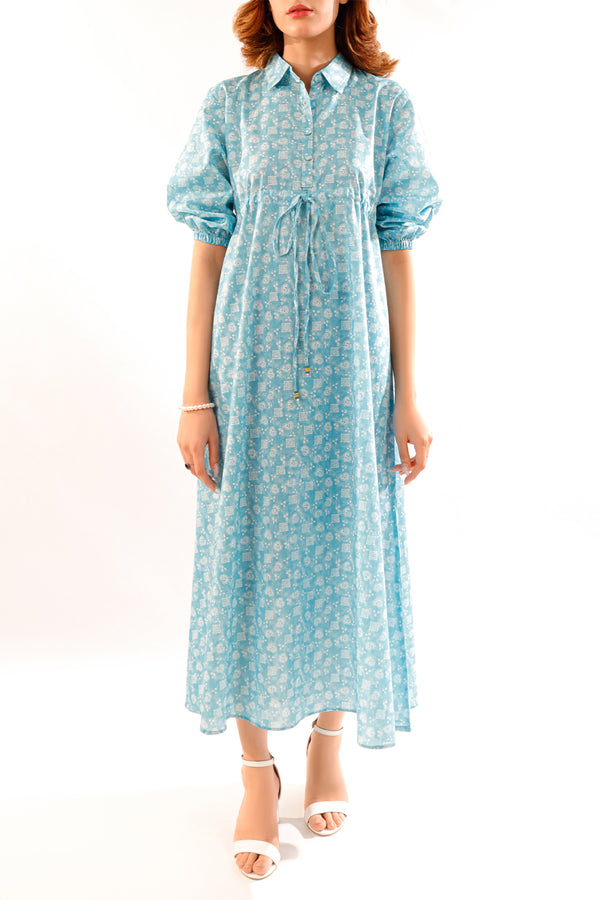 Printed Lawn Stitched Dress