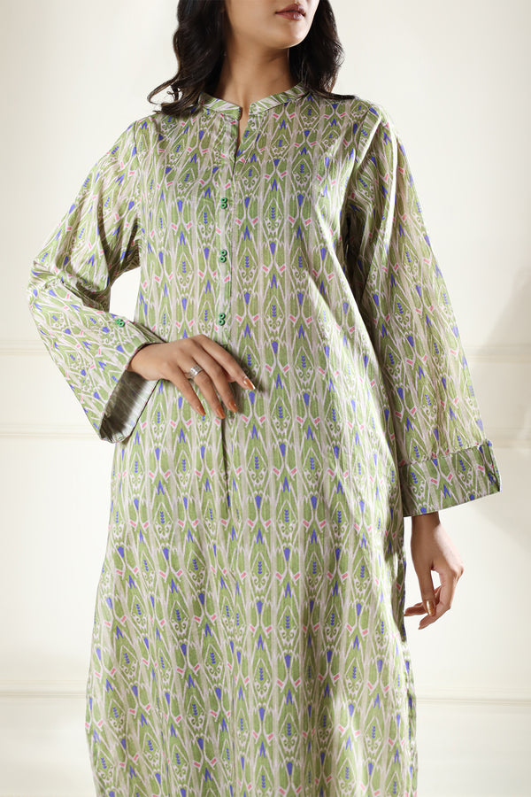 Printed Lawn Stitched 2 Piece (Shirt/Trouser)