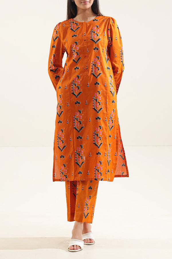 Printed Lawn Stitched 2 Piece (Shirt/Trouser)