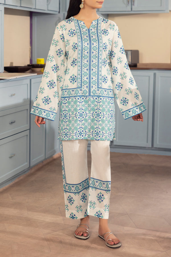 Printed Cotton Stitched 2 Piece (Shirt/Trouser)