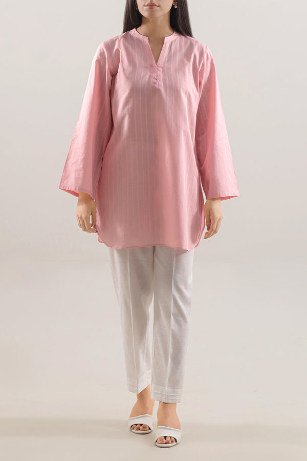 Solid Cotton Stitched Shirt