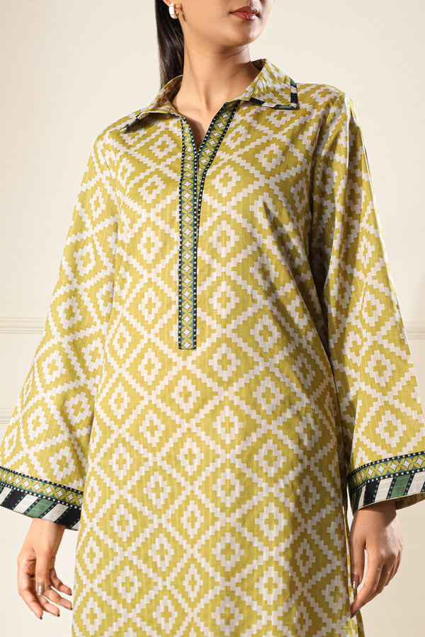 Printed Lawn Stitched 2 Piece (Shirt/Trouser)