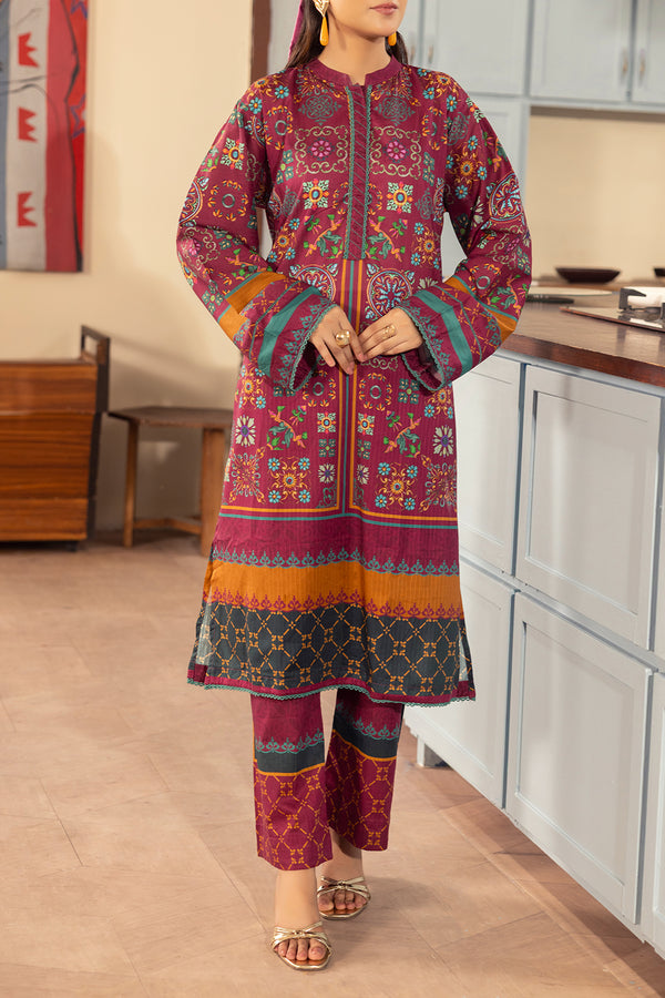 Printed Cotton Stitched 2 Piece (Shirt/Trouser)