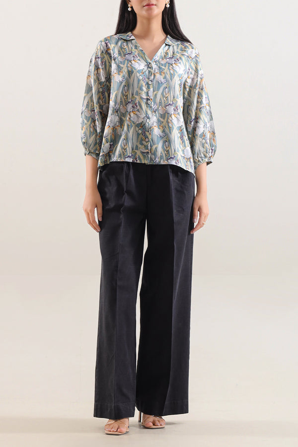 Printed Arabic Lawn Stitched Shirt