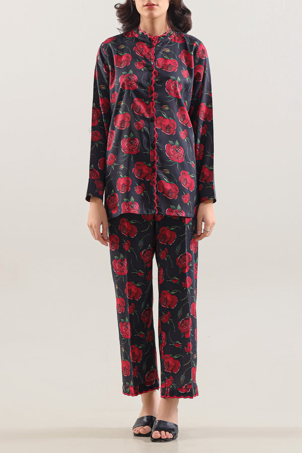 Printed Embroidered Arabic Premium Lawn Stitched 2 Piece (Shirt/Trouser)