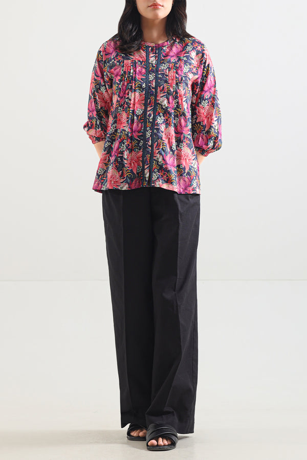 Printed Arabic Lawn Stitched Shirt