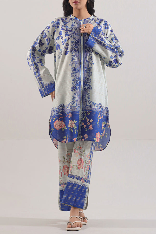 Printed Soft Touch Cotton Stitched 2 Piece (Shirt/Trouser)