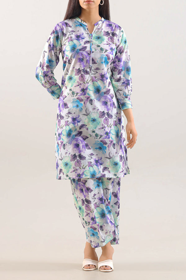 Printed Lawn Stitched 2 Piece (Shirt/Trouser)