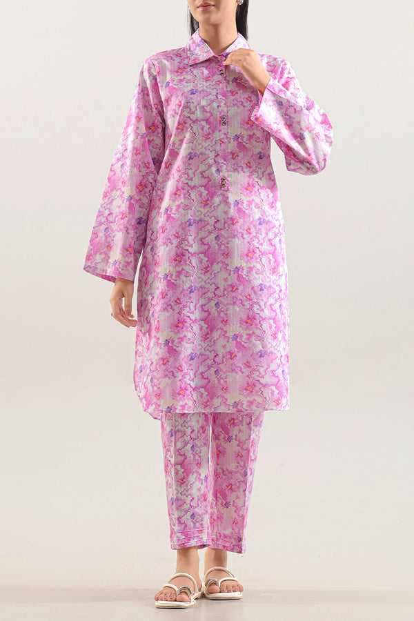 Printed Lawn Stitched 2 Piece (Shirt/Trouser)