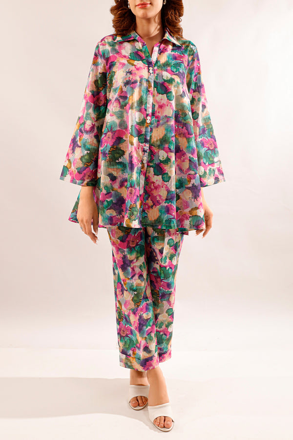 Printed Lawn Stitched Shirt