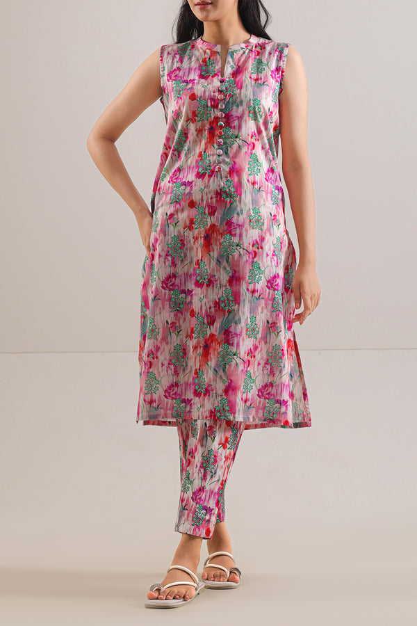 Printed Lawn Stitched 2 Piece (Shirt/Trouser)