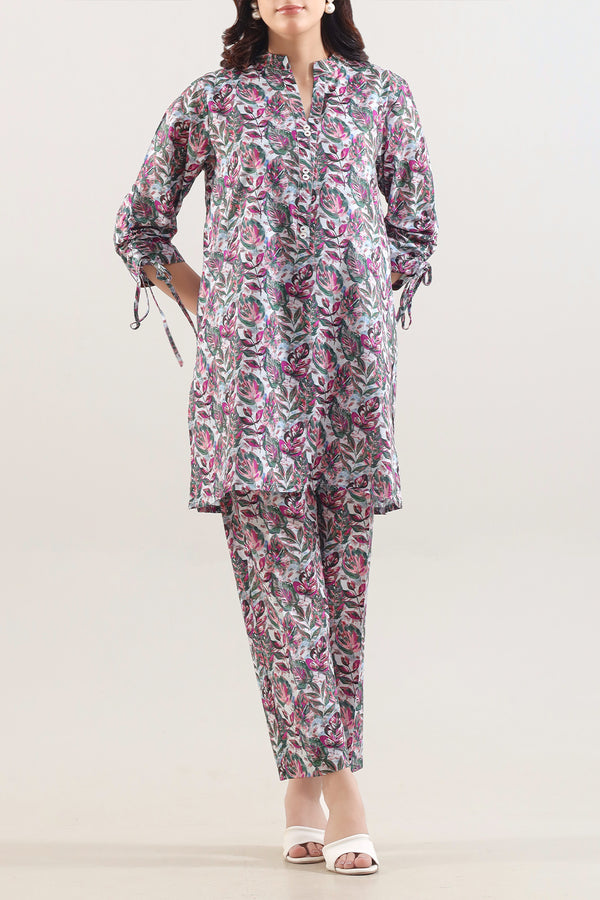 Printed Lawn Stitched 2 Piece (Shirt/Trouser)