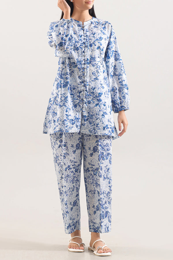 Printed Lawn Stitched 2 Piece (Shirt/Trouser)
