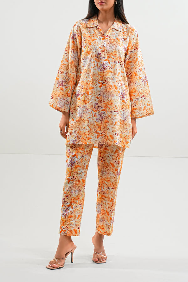 Printed Lawn Stitched 2 Piece (Shirt/Trouser)