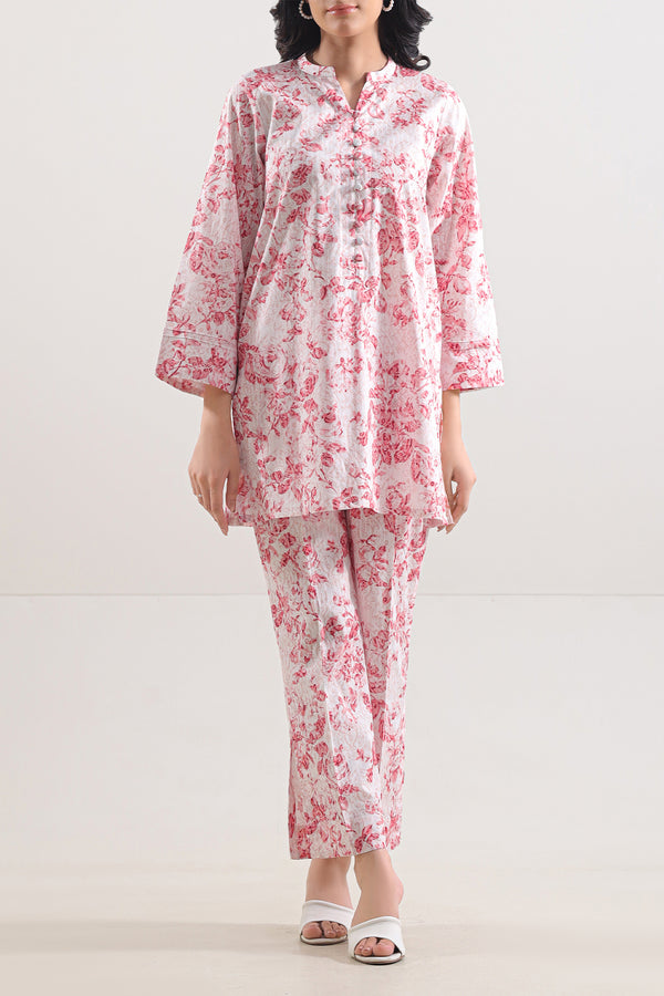 Printed Lawn Stitched 2 Piece (Shirt/Trouser)