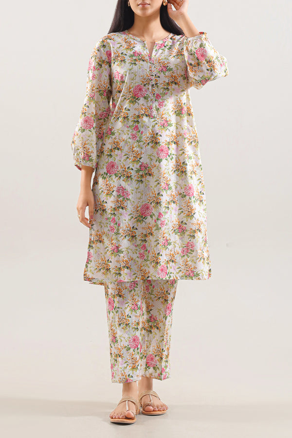 Printed Lawn Stitched 2 Piece (Shirt/Trouser)