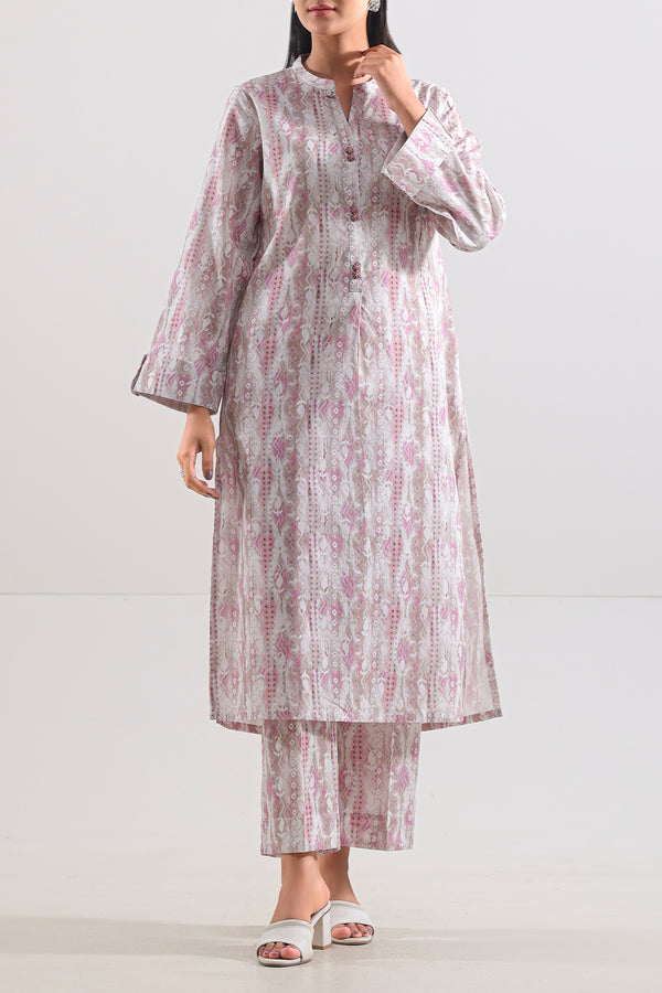 Printed Lawn Stitched 2 Piece (Shirt/Trouser)