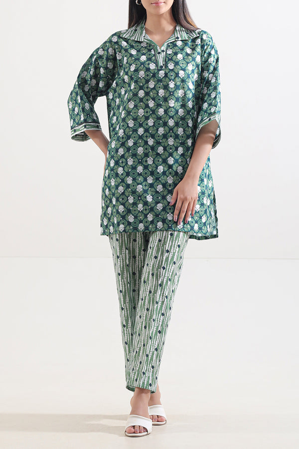 Printed Lawn Stitched Shirt