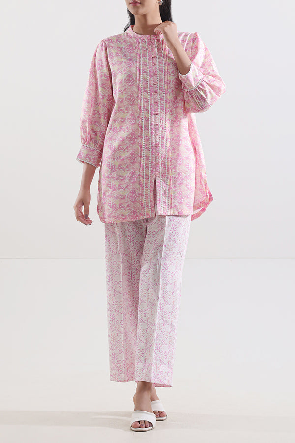 Printed Lawn Stitched 2 Piece (Shirt/Trouser)