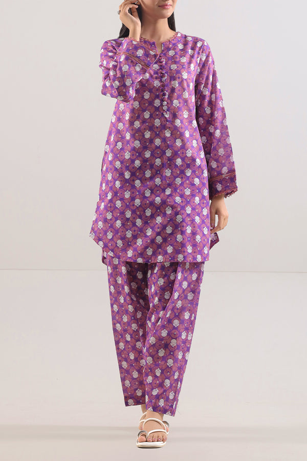 Printed Lawn Stitched Shirt