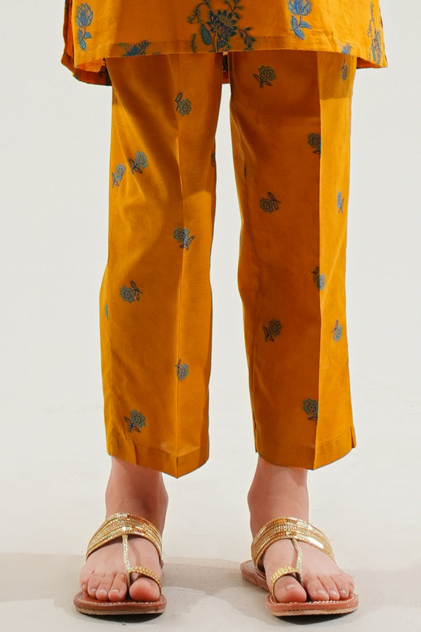 Cotton Jacquard Pants For Kids