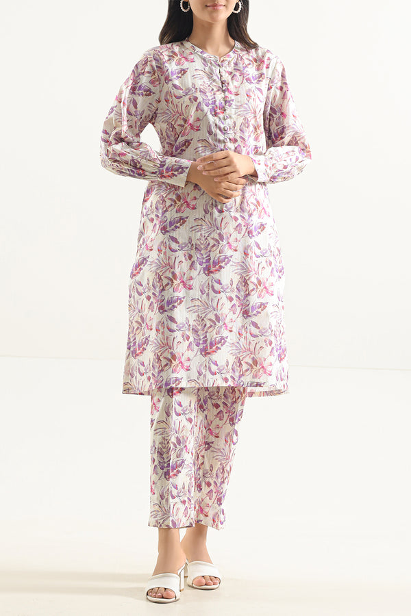 Printed Lawn Stitched 2 Piece (Shirt/Trouser)