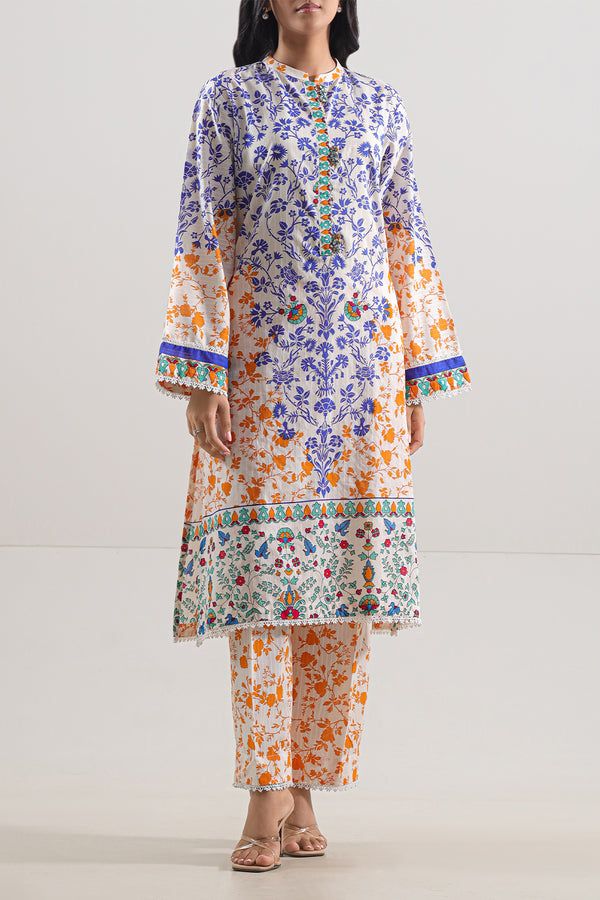 Printed Lawn Stitched Shirt