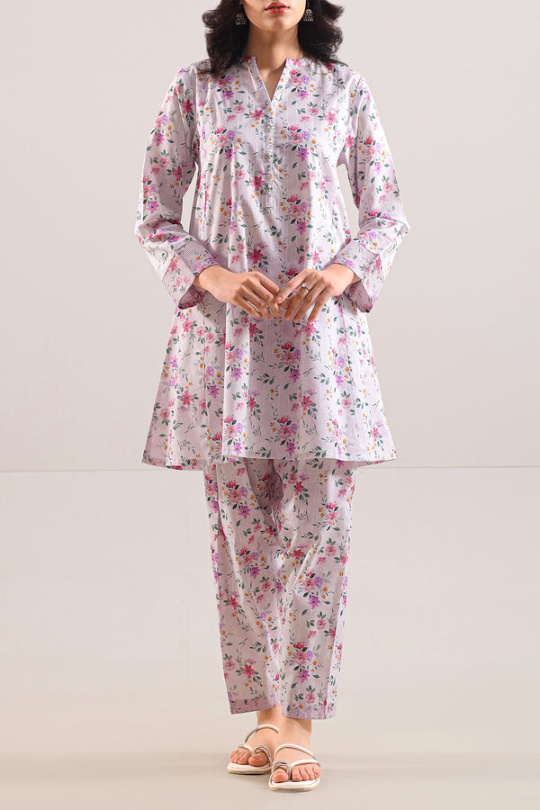 Printed Embroidered Lawn Stitched 2 Piece (Shirt/Trouser)