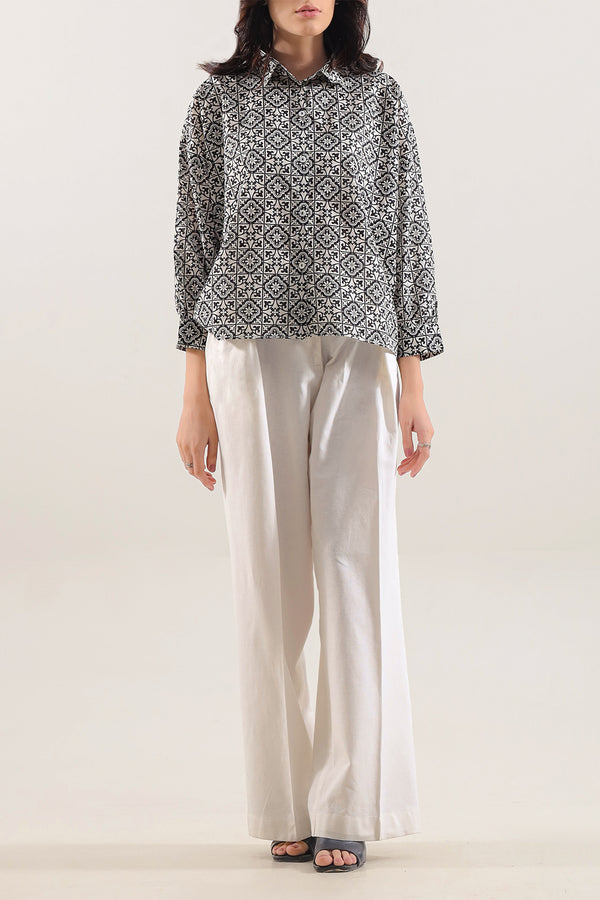 Printed Lawn Stitched Shirt