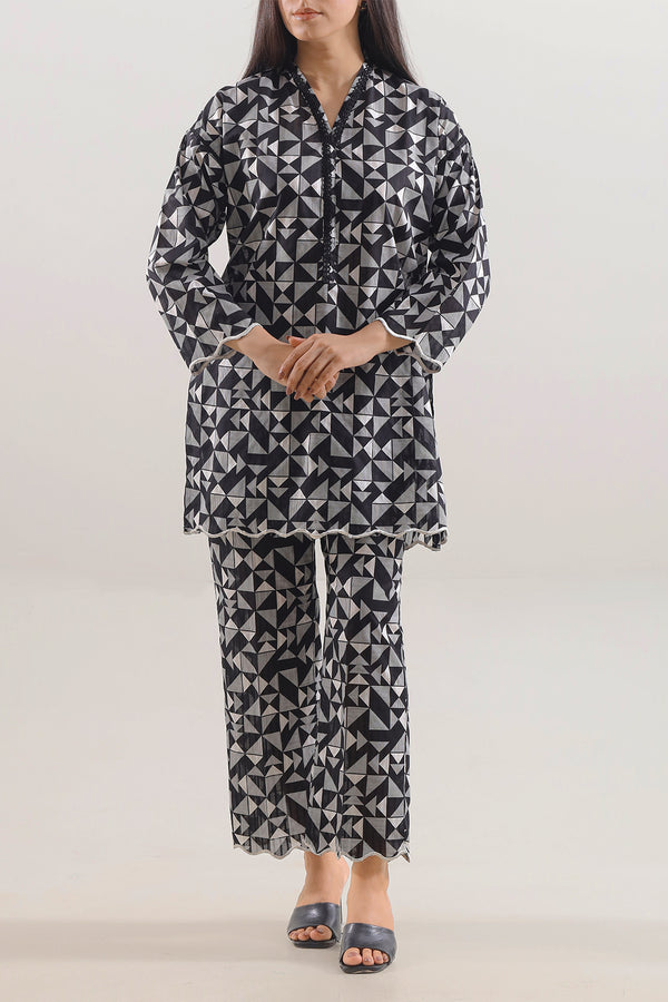 Printed Lawn Stitched Shirt