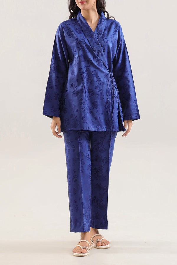 Cotton Jacquard Stitched 2 Piece (Shirt/Trouser)