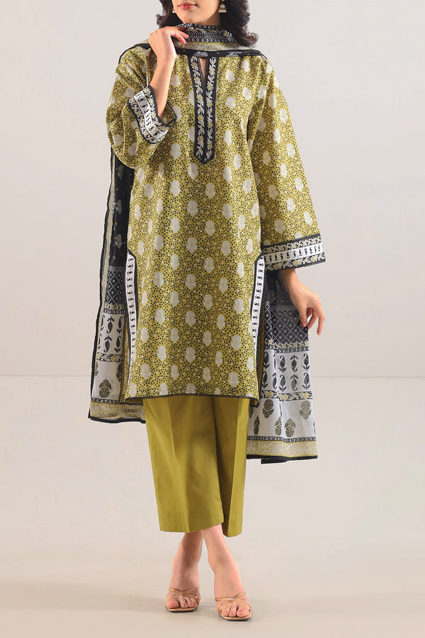Printed Lawn Stitched 3 Piece