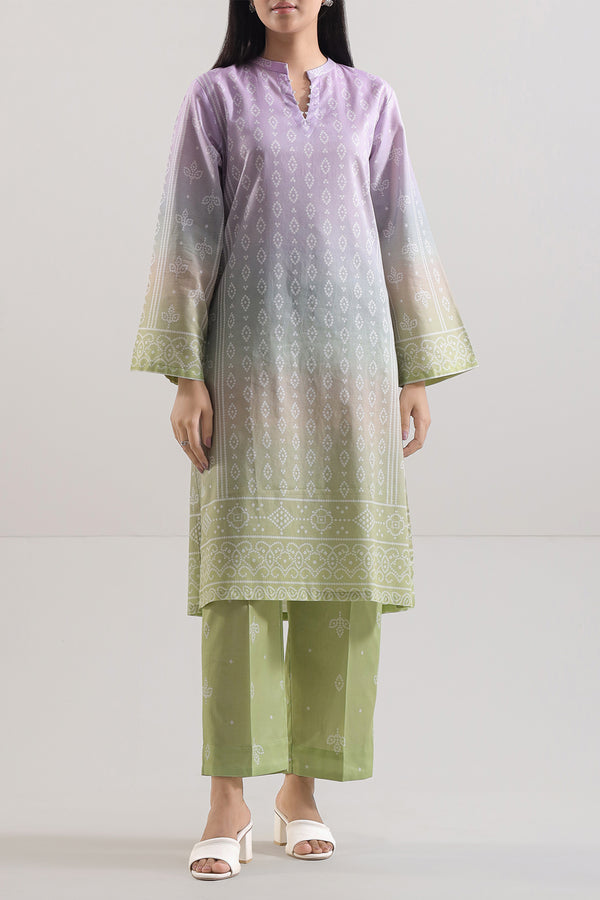 Printed Lawn Stitched 2 Piece (Shirt/Trouser)