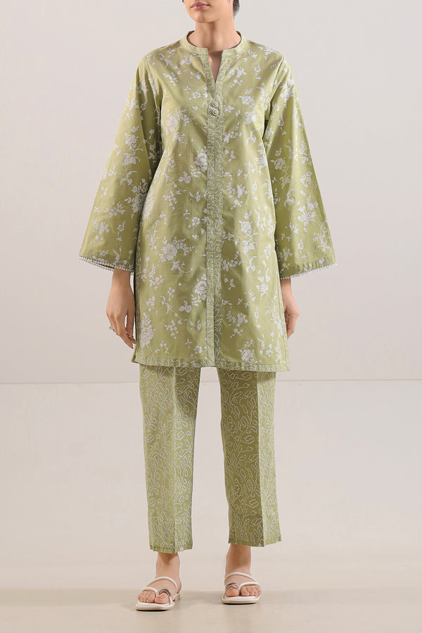 Printed Lawn Stitched 2 Piece (Shirt/Trouser)