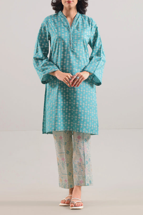 Printed Lawn Stitched 2 Piece (Shirt/Trouser)