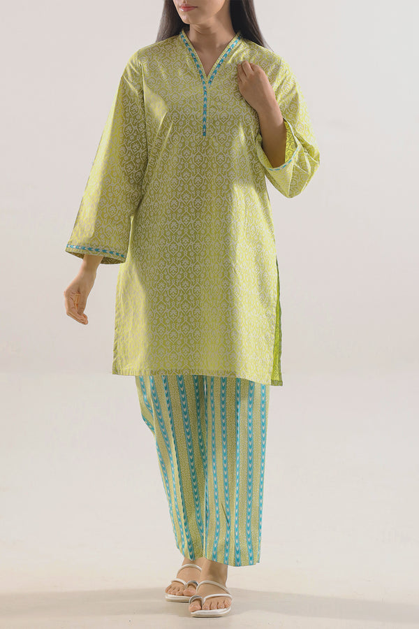 Printed Lawn Stitched 2 Piece (Shirt/Trouser)