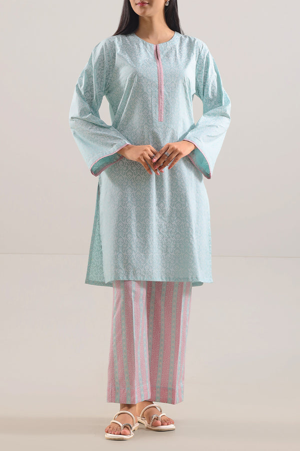 Printed Lawn Stitched 2 Piece (Shirt/Trouser)