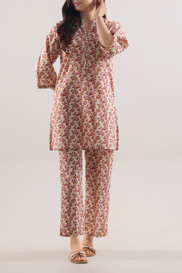 Printed Lawn Stitched 2 Piece (Shirt/Trouser)