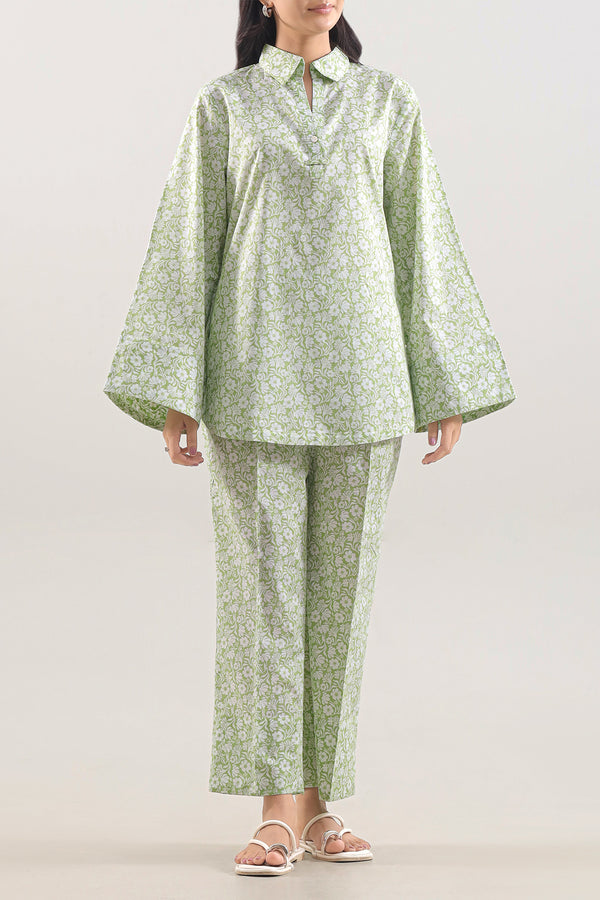 Printed Lawn Stitched 2 Piece (Shirt/Trouser)