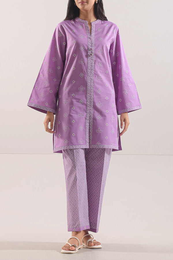 Printed Lawn Stitched 2 Piece (Shirt/Trouser)