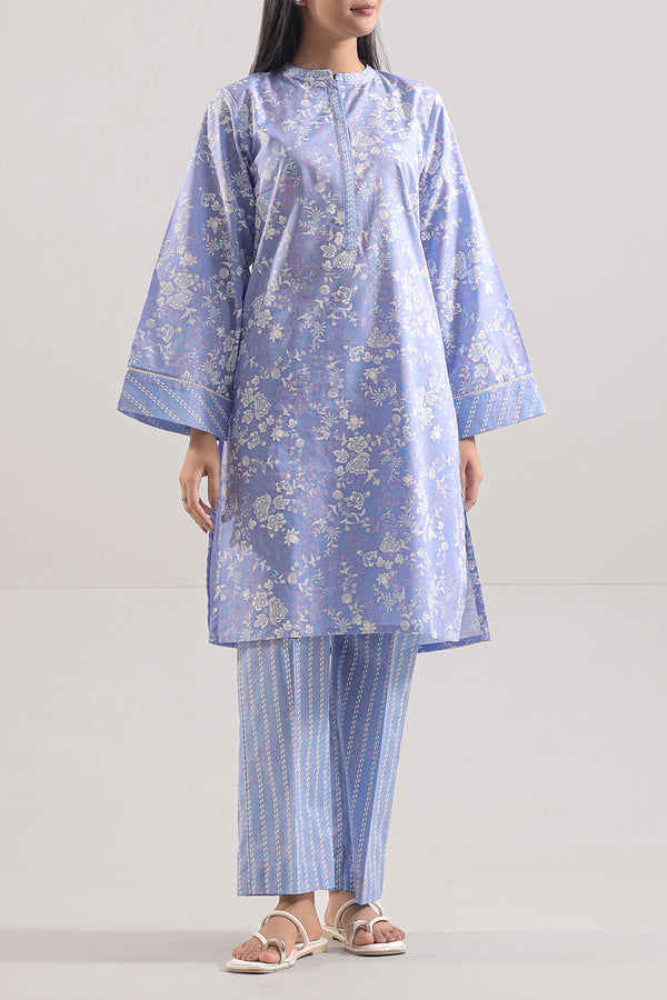 Printed Lawn Stitched 2 Piece (Shirt/Trouser)