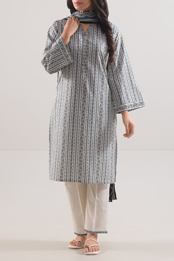 Printed Lawn Stitched 3 Piece